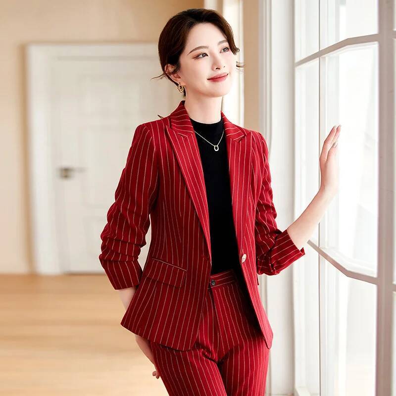 Women Formal Wear For Interview - حجم كبير السراويل الرسمية المهنية النساء