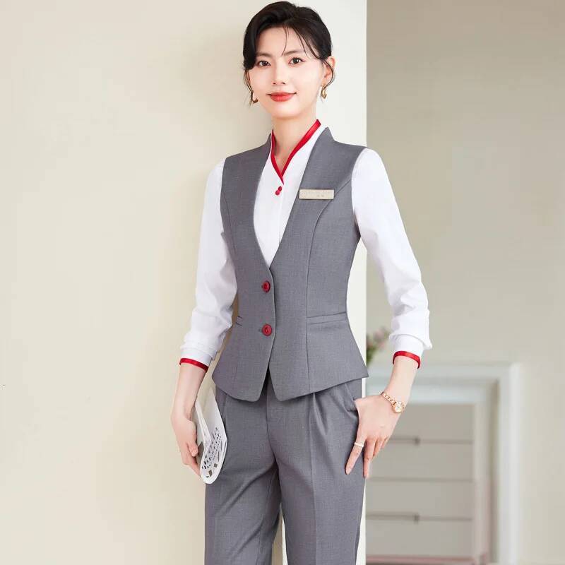 Women'S Formal Wear Pants Suit - حجم كبير 5XL السراويل الرسمية أنماط