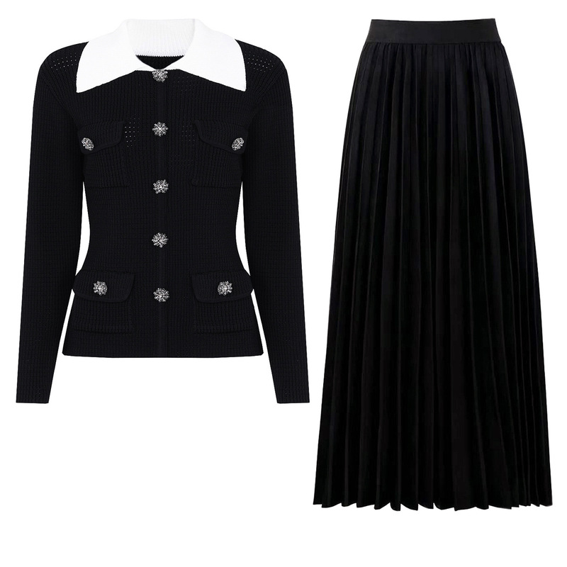 Women'S Formal Wear Cardigan - طقم نسائي من قطعتين: كارديجان أنيق