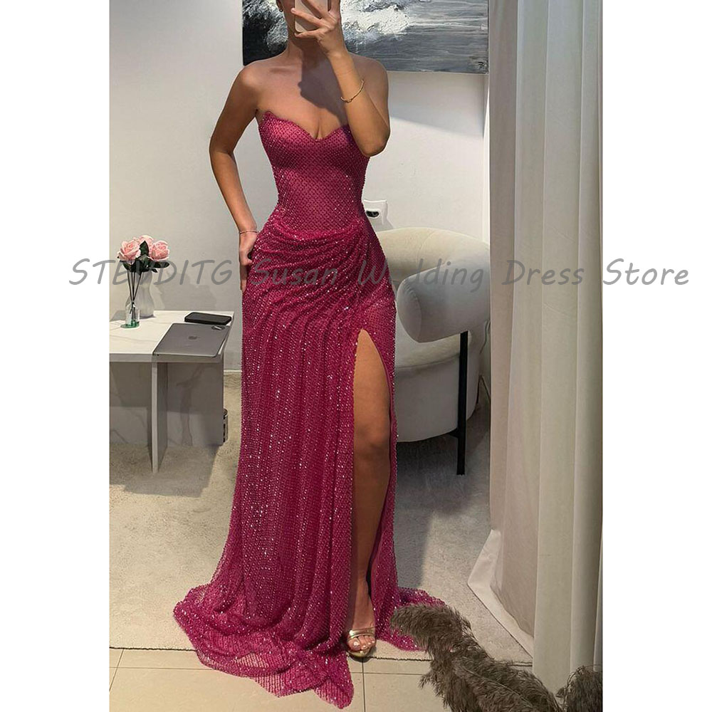 Formal Dress Female - فساتين سهرة رائعة للنساء بدون حمالات