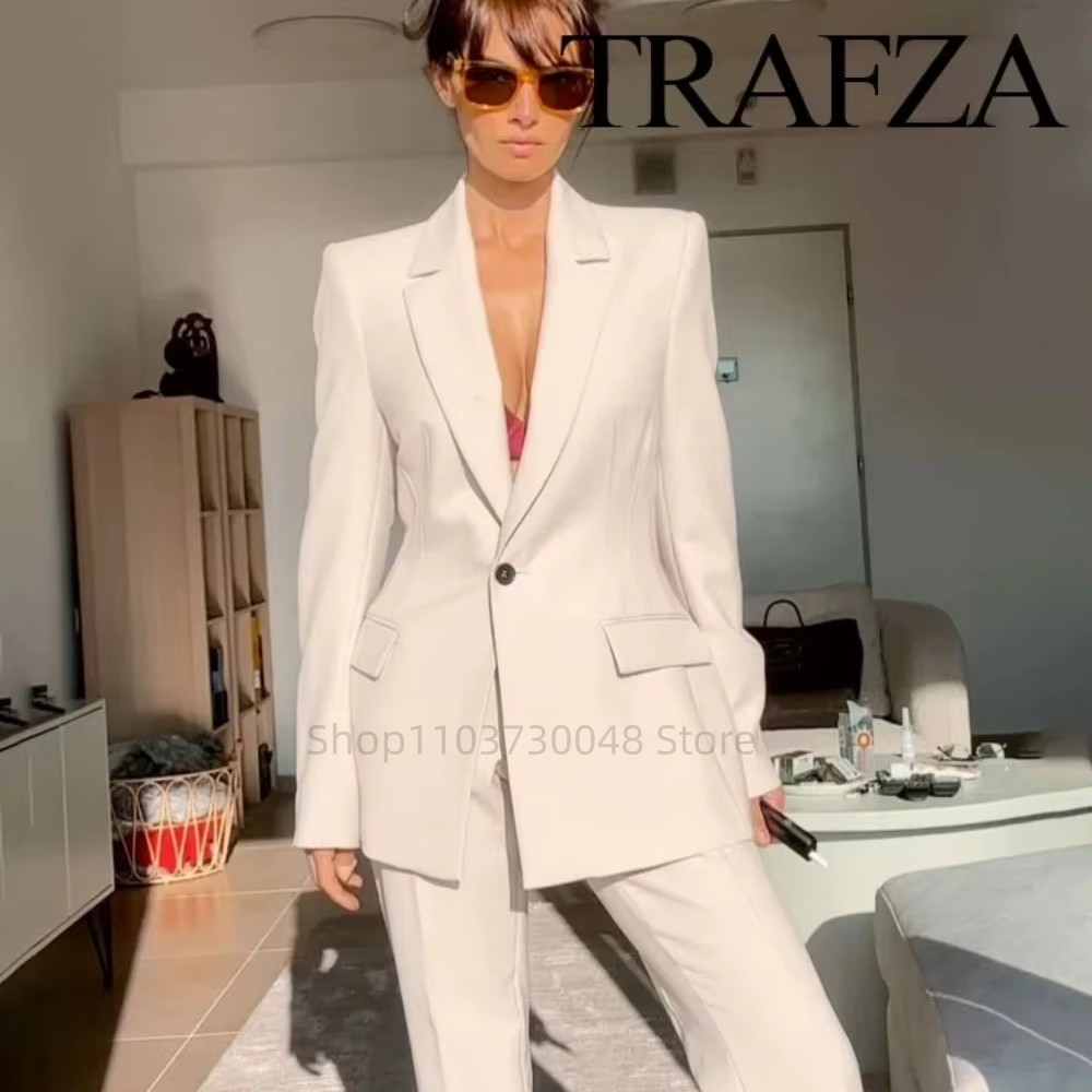 Women'S Formal Wear Pants Suit - بدلة رسمية أنيقة للسيدات في المكتب،