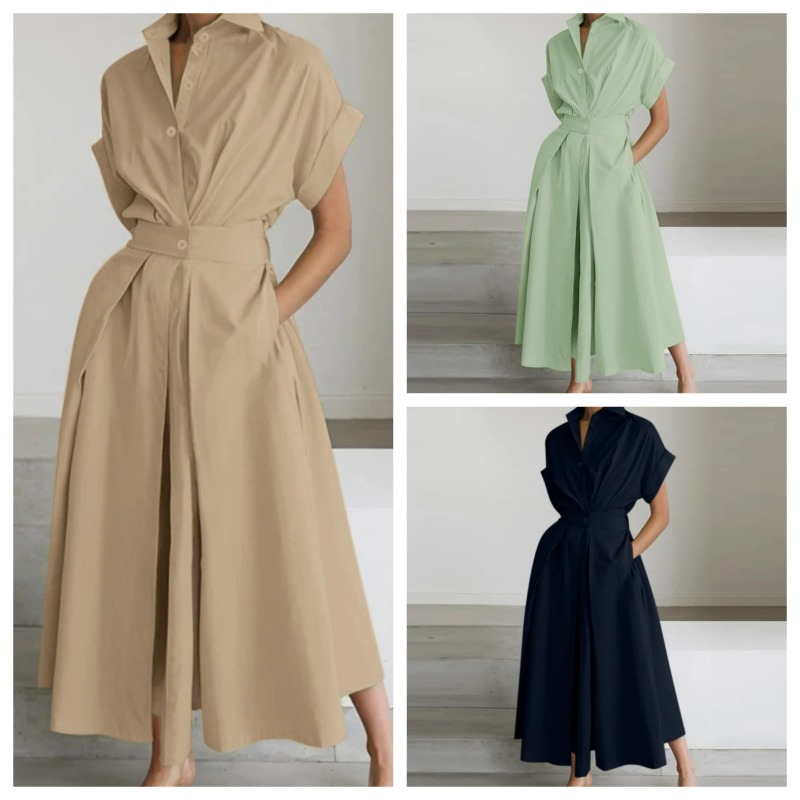 فستان كتان كلاسيكي بلون موحد م - مراجعة Women'S Formal Wear Cardigan وسعره