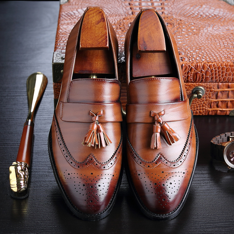 أحذية رجالية كلاسيكية من الجلد - مراجعة Formal Wear Women'S Loafers وسعره