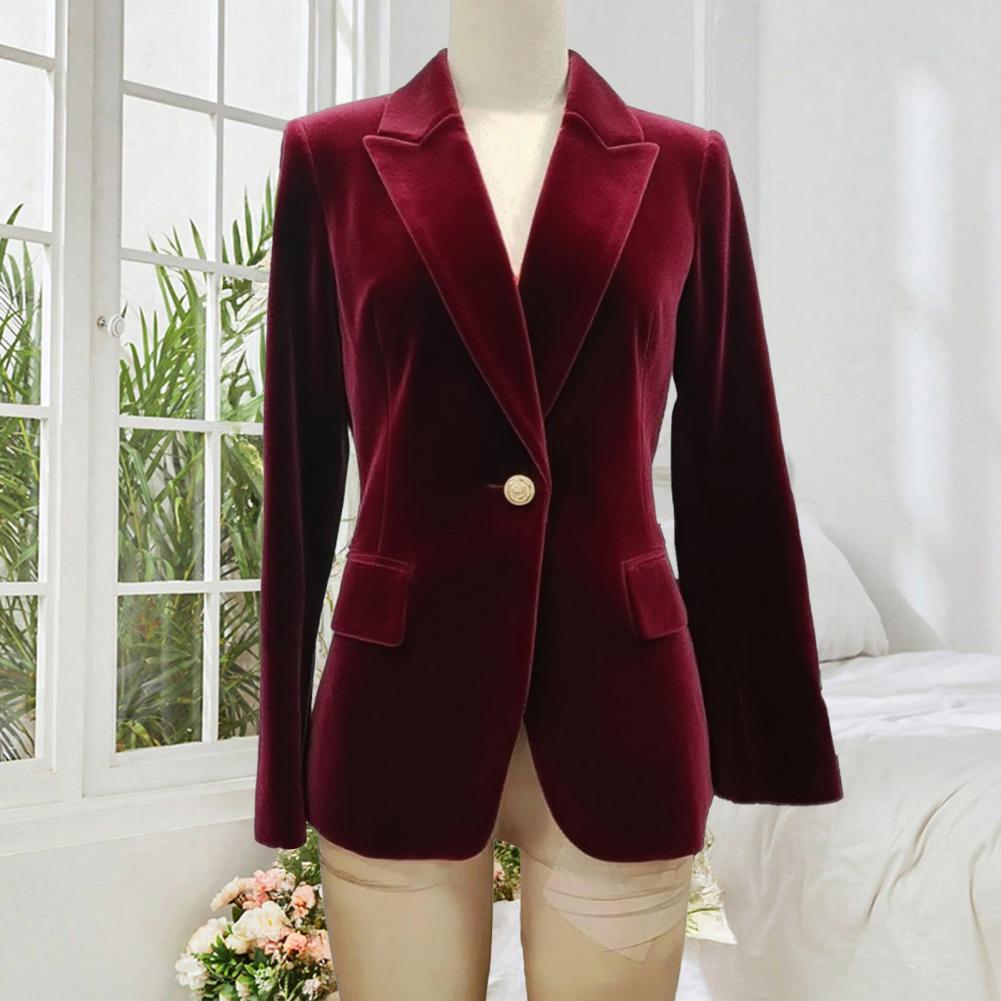 بليزر نسائي مخملي كبير الحجم ب - مراجعة Women'S Formal Wear Tuxedo وسعره