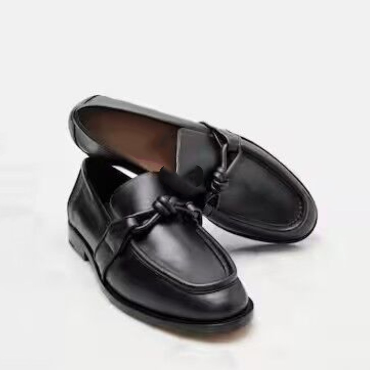 أحذية نسائية جلدية بتفاصيل عقد - مراجعة Formal Wear Women'S Loafers وسعره