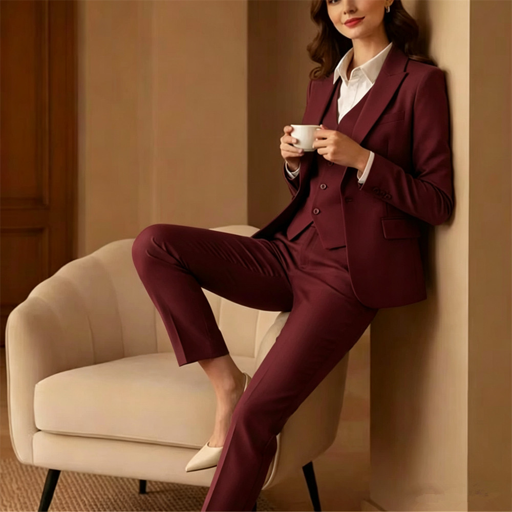 بدلة نسائية جديدة باللون الأخض - مراجعة Women'S Formal Wear Pants Suit وسعره