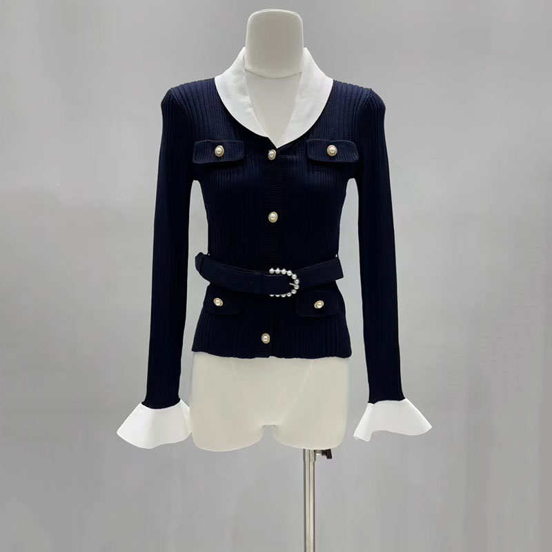 كارديجان محبوك بياقة على شكل V - مراجعة Women'S Formal Wear Cardigan وسعره