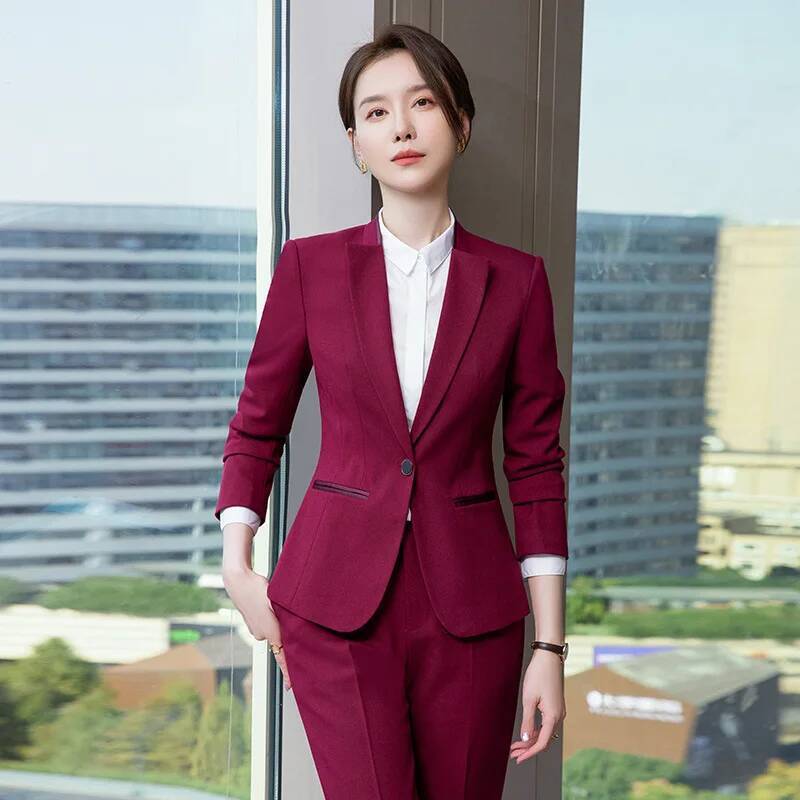 السيدات مكتب ملابس العمل الدعا - مراجعة Women'S Formal Wear Pants Suit وسعره