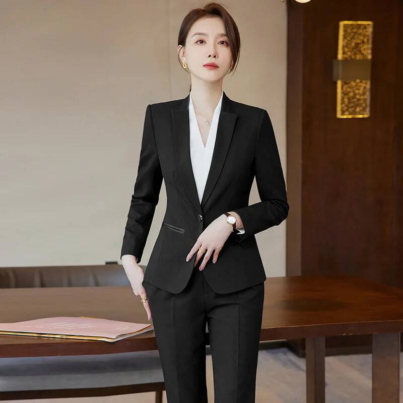 السيدات مكتب ملابس العمل الدعا - مراجعة Women'S Formal Wear Pants Suit وسعره