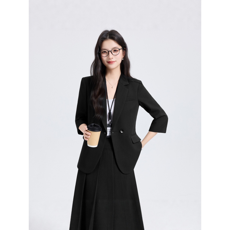 طقم بدلة نسائية باللون الأزرق  - مراجعة Women Formal Wear For Interview وسعره