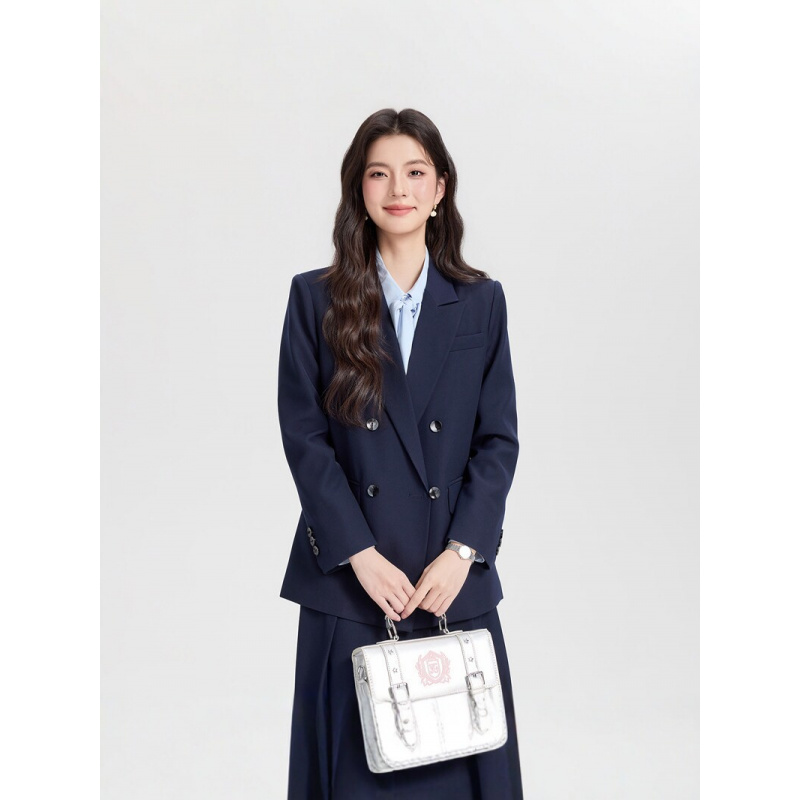 بدلة عمل نسائية كحلية اللون بص - مراجعة Women Formal Wear For Interview وسعره
