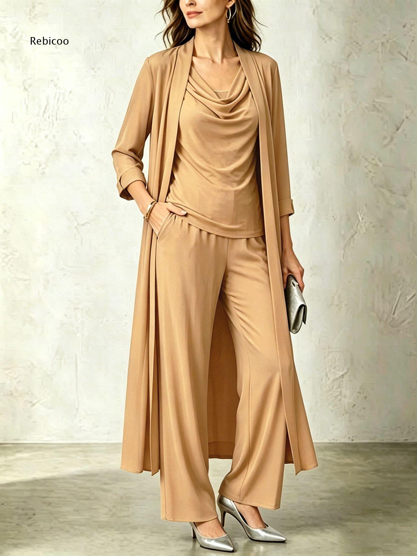 طقم نسائي من ثلاث قطع: توب بدو - مراجعة Women'S Formal Wear Cardigan وسعره
