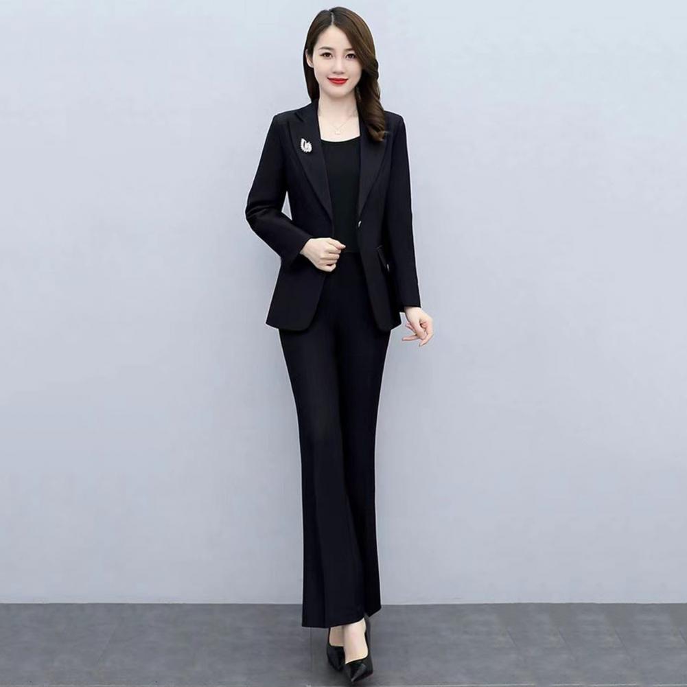 طقم نسائي رسمي من قطعتين: جاكي - مراجعة Women'S Formal Wear Pants Suit وسعره