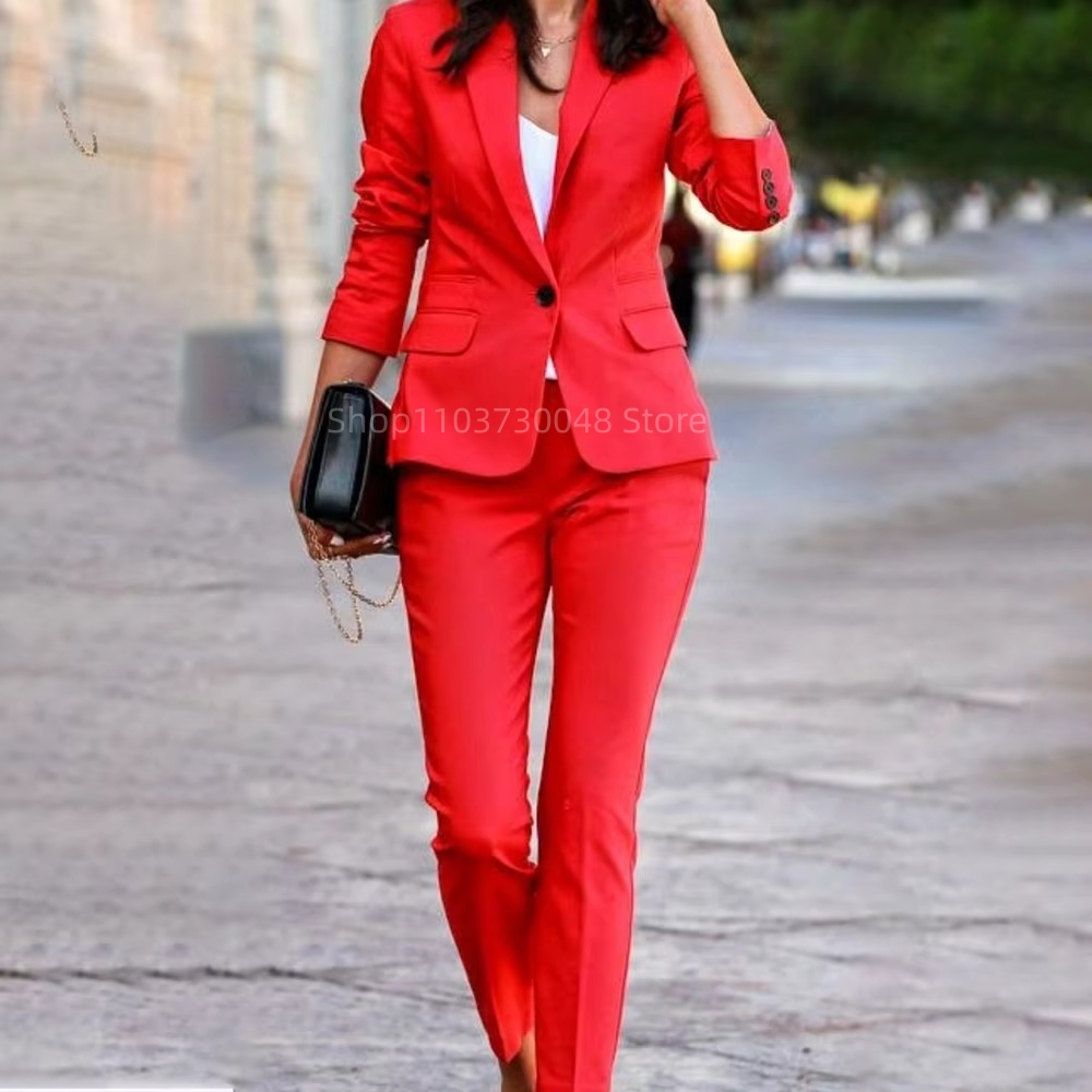 بدلة رسمية أنيقة للسيدات في ال - مراجعة Women'S Formal Wear Pants Suit وسعره